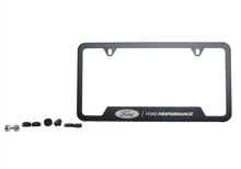 Load image into Gallery viewer, Ford Racing Stainless Steel Ford Performance License Plate Frame - Black