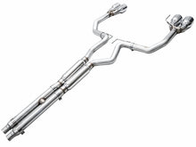 Load image into Gallery viewer, AWE 2024 Ford Mustang Dark Horse S650 RWD Track Edition Catback Exhaust w/ Quad Chrome Silver Tips