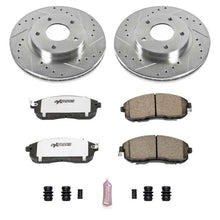 Load image into Gallery viewer, Power Stop 99-01 Nissan Maxima Front Z26 Street Warrior Brake Kit