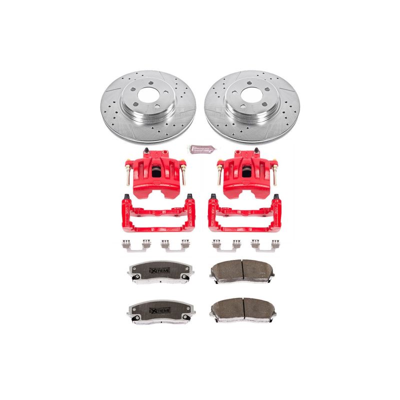 Power Stop 05-11 Chrysler 300 Front Z26 Street Warrior Brake Kit w/Calipers