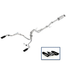 Load image into Gallery viewer, Ford Racing 15-18 F-150 5.0L Cat-Back Extreme Exhaust System Rear Exit w/ Black Chrome Tips