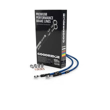 Load image into Gallery viewer, Goodridge 82-84 BMW R80RT Flexible Electric Blue Front SS Brake Lines