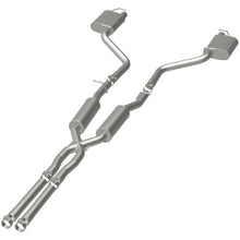 Load image into Gallery viewer, MagnaFlow Cat-Back SS 2.5in Dual Split Rear Exit (OEM Tips) 15-16 Dodge/Chrysler Charger/300 5.7L V8