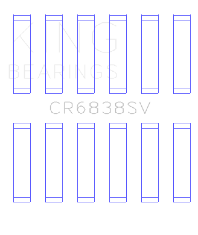 King Engine Bearings Land Rover 2.7L TDV6 Sputter Replacement Connecting Rod Bearing