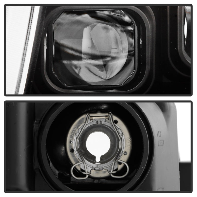 Spyder 05-08 Nissan Frontier/05-07 Pathfinder Projector Headlights - BLK (PRO-YD-NF05V2SI-SEQGR-BK)