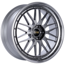 Load image into Gallery viewer, BBS LM 18x9 5x114.3 ET25 Diamond Black Center Diamond Cut Lip Wheel - 82mm PFS Required