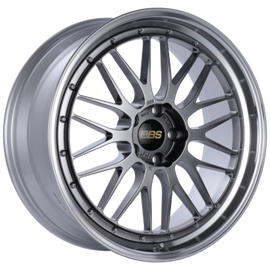 BBS LM 20x10 5x112 ET22 Diamond Black Center / Diamond Cut Lip Wheel PFS/Clip Required