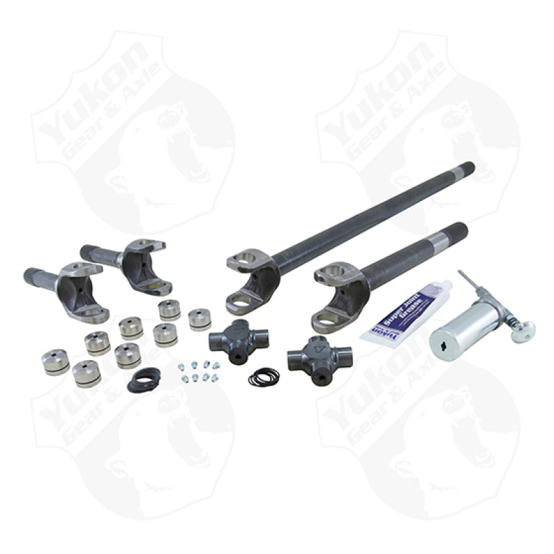 Yukon Gear 4340 Chrome-Moly Replacement Axle Kit For Jeep TJ / YJ & XJ Dana 30 / w/ Super Joints