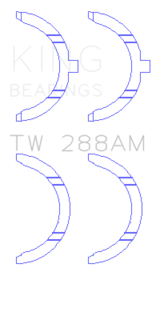 King Engine Bearings Toyota 2UZ Thrust Washer Set