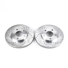 Load image into Gallery viewer, Power Stop 94-04 Ford Mustang Front Evolution Drilled &amp; Slotted Rotors - Pair