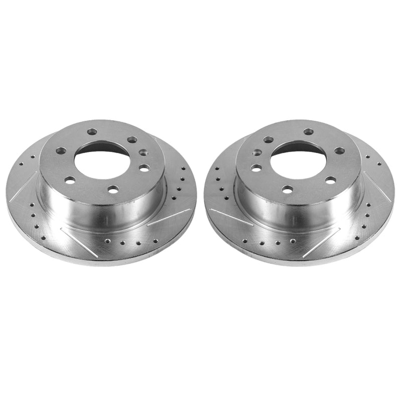 Power Stop 07-09 Dodge Sprinter 2500 Rear Evolution Drilled & Slotted Rotors - Pair