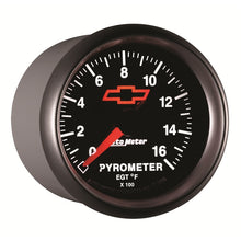 Load image into Gallery viewer, Autometer GM Full Sweep Electric 52mm 0-1600 degree F Pyrometer