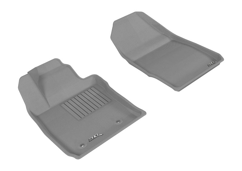 3D MAXpider 2011-2019 Ford Fiesta Kagu 1st Row Floormat - Gray