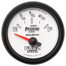 Load image into Gallery viewer, Autometer Phantom II 2-1/16in 240E - 33F OHM Electric Fuel Level Gauge