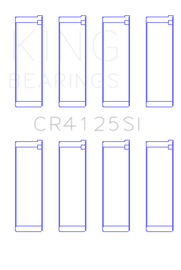 King Subaru EJ15/EJ16/EJ18/EJ20/EJ22/EJ25 (Size 0.75mm) Silicone Bi-Metal Alum Rod Bearing Set