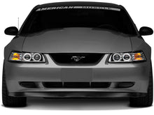 Load image into Gallery viewer, Raxiom 99-04 Ford Mustang Dual LED Halo Projector Headlights- Chrome Housing (Clear Lens)