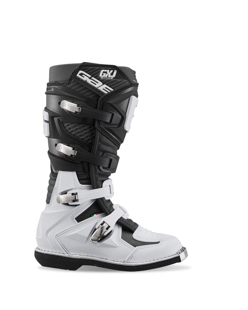 Gaerne GXJ Boot Black/White Size - Youth 2.5