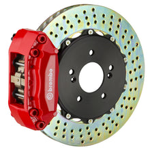 Load image into Gallery viewer, Brembo 92-98 318i/325i (Excl. xDrive) Front GT BBK 4 Piston Cast 2pc 320x28 2pc Rotor Drilled-Red