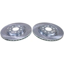 Load image into Gallery viewer, Power Stop 22-24 Jeep Grand Cherokee Rear Drilled &amp; Slotted Rotor - Pair