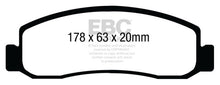 Load image into Gallery viewer, EBC 08-10 Ford F250 (inc Super Duty) 5.4 (2WD) Ultimax2 Front Brake Pads