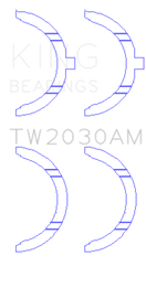 King Engine Bearings Toyota 1GR-FE Thrust Washer Set