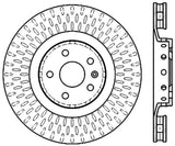 StopTech Drilled & Slotted Left Sport Brake Rotor for 2009 Cadillac CTS-V