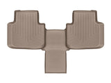 WeatherTech 2018+ Volkswagen Atlas Rear FloorLiner - Tan (w/ 2nd Row Bucket Seats)