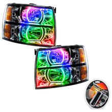 Load image into Gallery viewer, Oracle 07-13 Chevrolet Silverado SMD HL - Black - Square Style - ColorSHIFT
