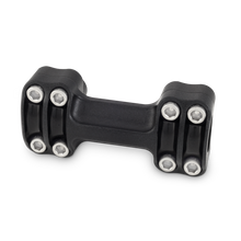 Load image into Gallery viewer, Burly Brand Reaper Riser Clamp 1-1/2in Tall for 1in Bar, One Piece - Texture Black