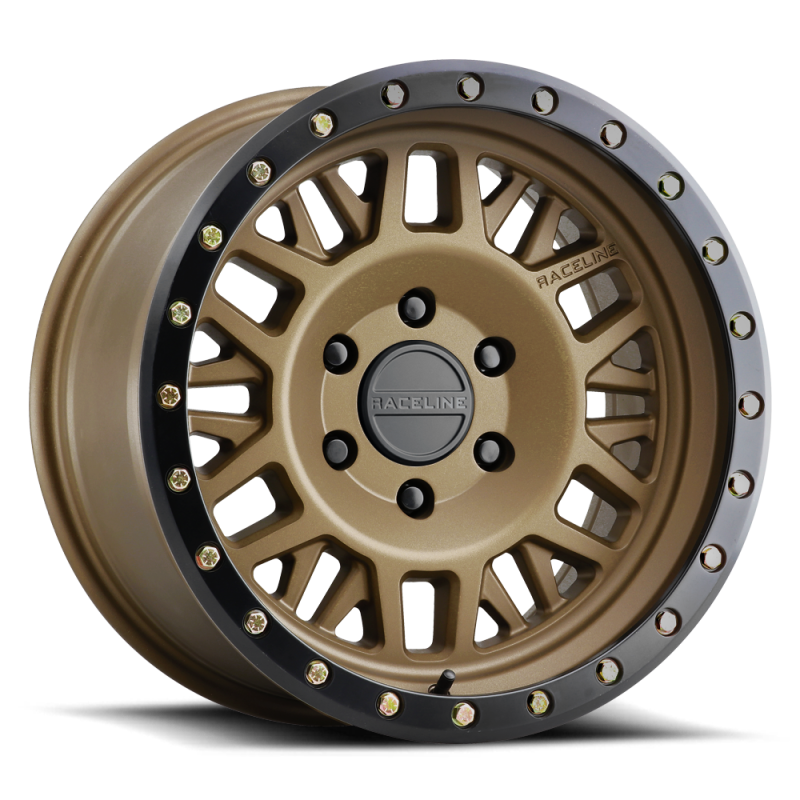 Raceline 951BZ Ryno 17x9in / 6x135 BP / -12mm Offset / 87.1mm Bore - Bronze Wheel