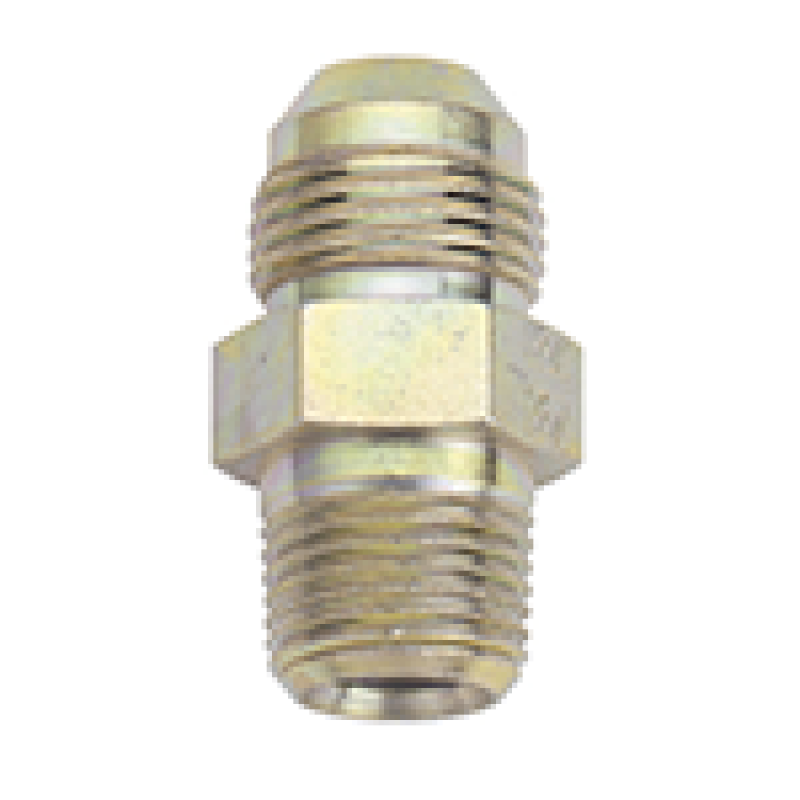 Fragola -8AN x 3/8 NPT Straight Adapter - Steel