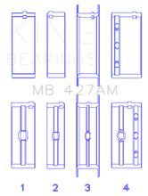 Load image into Gallery viewer, King Engine Bearings Chevrolet 173 V6 (Size +0.25mm) Main Bearing Set