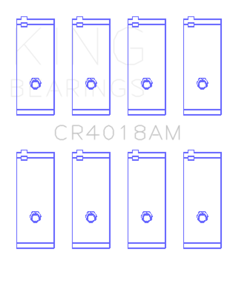 King Engine Bearings Toyota 1S/4S/2SELC/3SFE/3SGELC Connecting Rod Bearing Set - Size STD