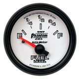 Autometer Phantom 2-1/16in 0-90 OHM Fuel Level Gauge