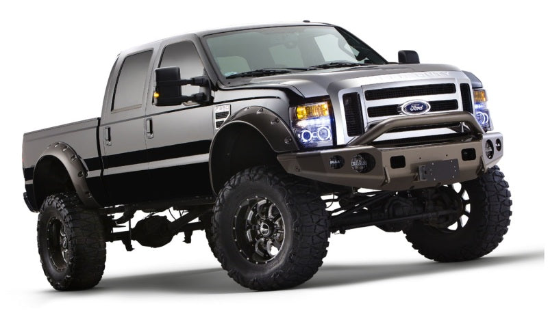 Bushwacker 08-10 Ford F-250 Super Duty Cutout Style Flares 2pc - Black