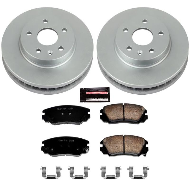 Power Stop 11-16 Buick LaCrosse Front Z17 Evolution Geomet Coated Brake Kit