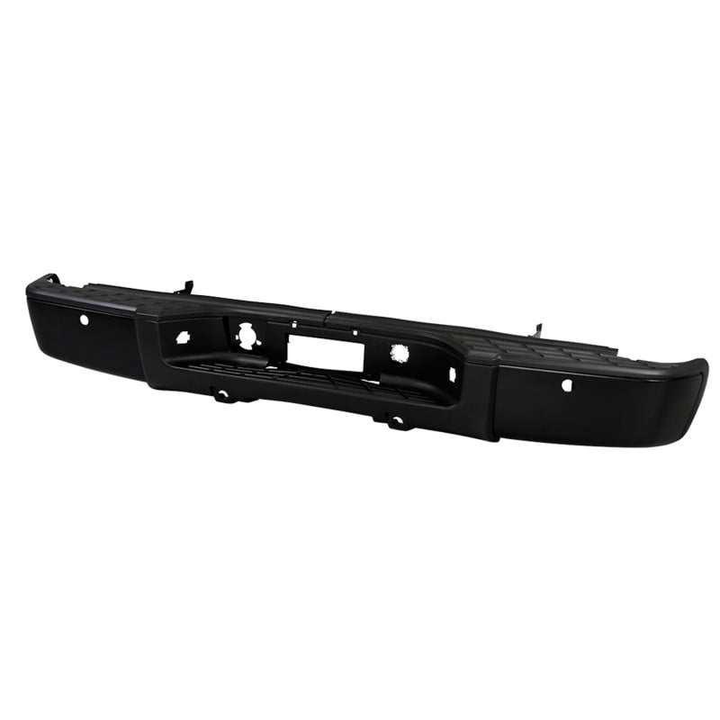 xTune 07-13 Chevy Silverado 1500 w/Parking Sensor OEM Style Steel Rear Bumper - BLK RB-CS07-SET-WS-B