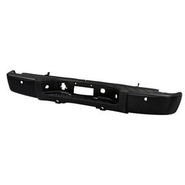 xTune 07-13 Chevy Silverado 1500 w/Parking Sensor OEM Style Steel Rear Bumper - BLK RB-CS07-SET-WS-B