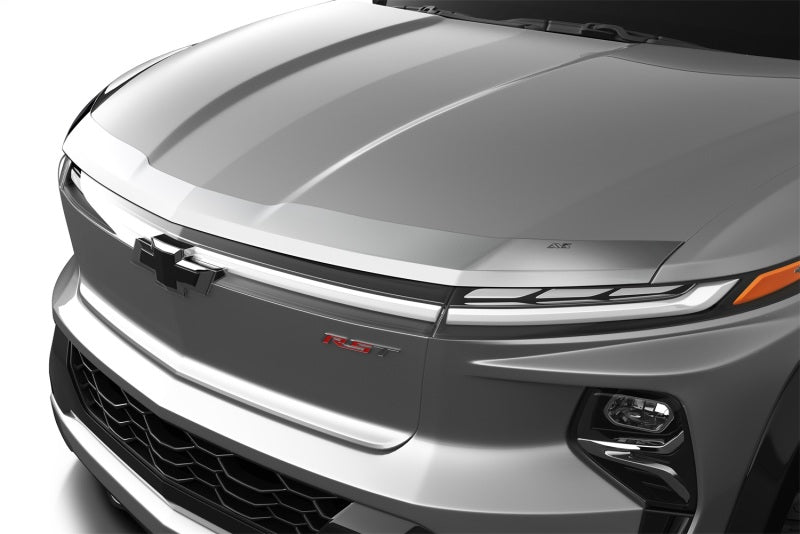 AVS 2024 Chevrolet Silverado EV Aeroskin Low Profile Hood Shield - Chrome