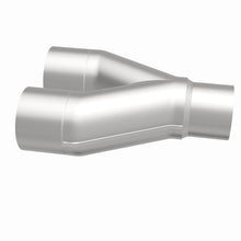 Load image into Gallery viewer, MagnaFlow Universal Trans Y-Pipe All SS 4inch (Dual) 3.5inch (Single) x 13inch (Overall)