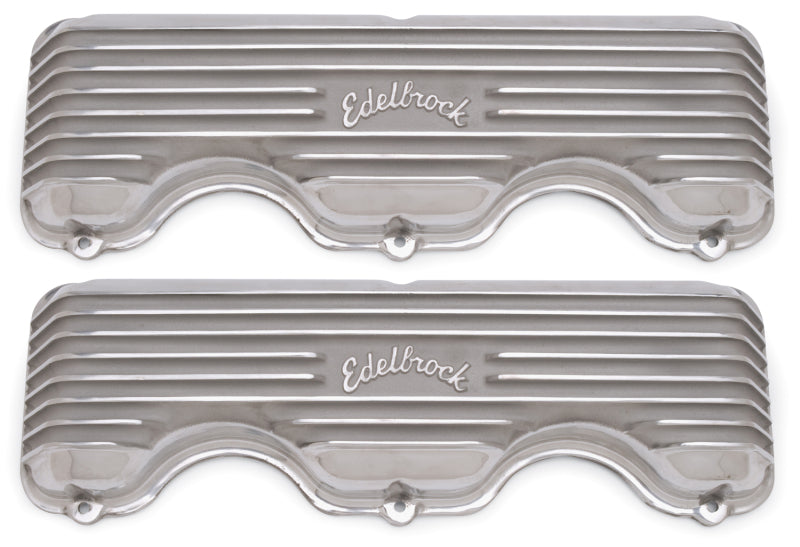 Edelbrock Valve Cover Classic Series Chevrolet W 348/409 CI V8 Polshed