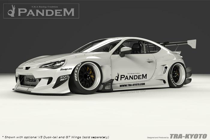 GReddy Scion FR-S Pandem Wide Body V3 Side Skirts