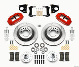 Wilwood Narrow Superlite 6R Front Hub & 1PC Rtr Kit 12.88in-Red 62-72 CDP B & E Body-Drum