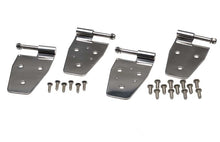 Load image into Gallery viewer, Kentrol 97-06 Jeep Wrangler TJ Door Hinge Set 4 Pieces - Polished Silver