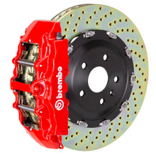 Load image into Gallery viewer, Brembo 03-08 SL500 Front GT BBK 8 Piston Cast 380x34 2pc Rotor Drilled-Red