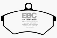 Load image into Gallery viewer, EBC 94 Volkswagen Cabriolet 1.8 Yellowstuff Front Brake Pads