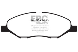 EBC 09-11 Nissan Versa 1.6 Ultimax2 Front Brake Pads
