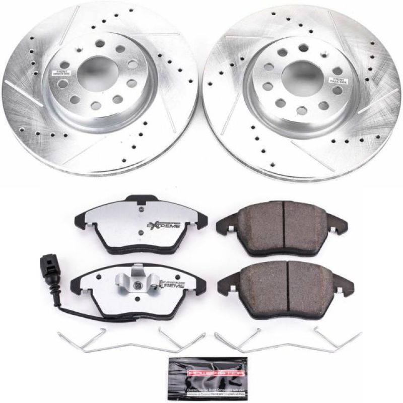 Power Stop 06-13 Audi A3 Front Z26 Street Warrior Brake Kit