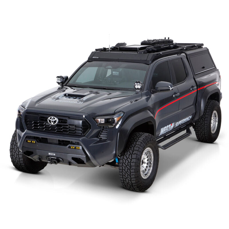 Westin 24-26 Toyota Tacoma DC Outlaw Drop Running Boards - Tex. Blk