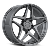 Kansei K15G Astro 19x9.5in / 5x114.3 BP / 22mm Offset / 73.1mm Bore - Gunmetal Wheel
